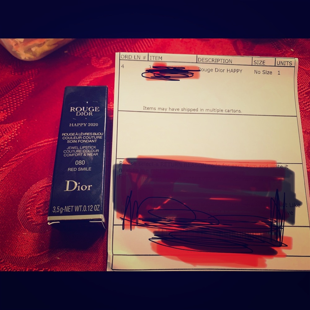 Rouge Dior lipstick happy 2020